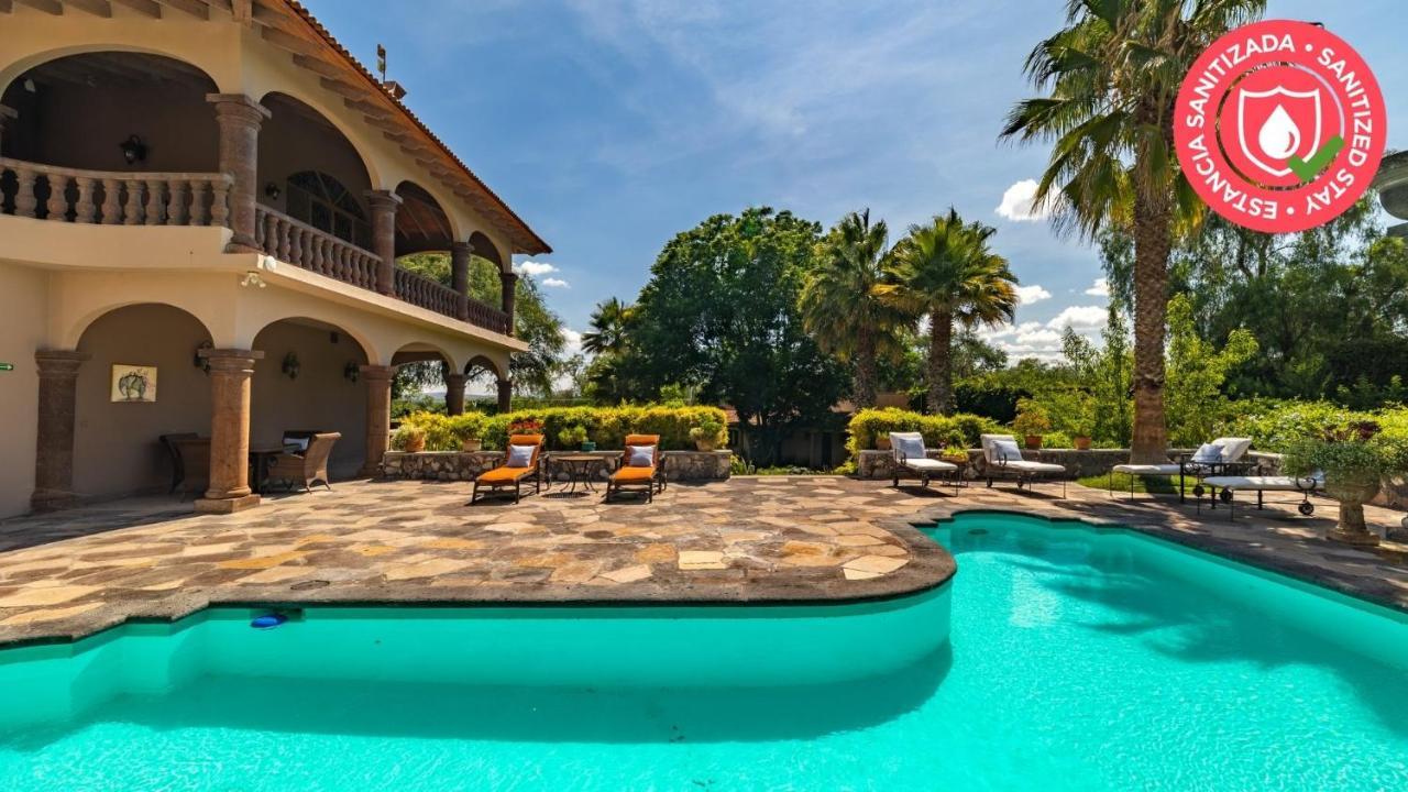 Casa Las Palmas, San Miguel De Allende Cieneguita Luaran gambar